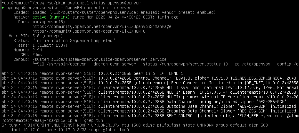 Servidor vpn en acceso remoto